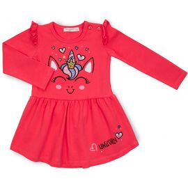 Платье POP FASHION с единорогом (6672-92G-pink)