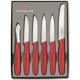 Набор ножей Victorinox Standart из 6 предметов Красный (5.1111.6)