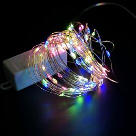 Гирлянда Novogod`ko мидн. провода, 100 LED, Color 10 м, 8 режимов (973784)