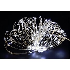 Гирлянда Novogod`ko нитка на мідн. дроті, 100 LED, холодн.білий,10 м,статич. (973783)