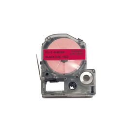 Лента для принтера этикеток UKRMARK RL-E-K4RBP-BK/RE, аналог LK4RBP. 12 мм х 9 м (CELK4RBP)