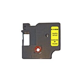Лента для принтера этикеток UKRMARK RL-D-40918P-BK/YE, аналог DYMO S0720730, 9мм х 7м. (CD40918P)