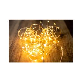 Гирлянда BPNY влагозащищенная с адаптером Hot-white 100 LED, 11М, 220V, 6W (102961)