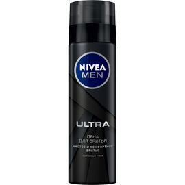 Пена для бритья Nivea Men Ultra с активированным углем 200 мл (4005900497574)