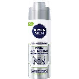 Пена для бритья Nivea Men Одним движением формула для легкого бритья 200 мл (4005900758828)