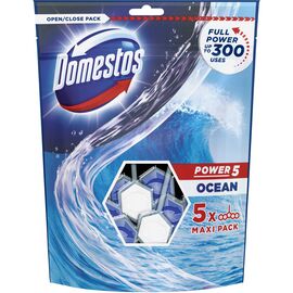 Туалетный блок Domestos Power 5 Свежесть океана 5 х 55 г (8710447222607)
