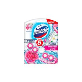 Туалетный блок Domestos Power 5 Роза и Жасмин 55 г (8717163872314)