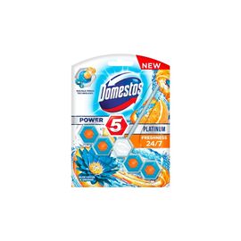 Туалетный блок Domestos Power 5 Лотос и Апельсин 55 г (8717163872321)