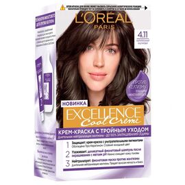 Краска для волос L'Oreal Paris Excellence Cool Creme 4.11 Ультрапепельный каштановый (3600523943067)