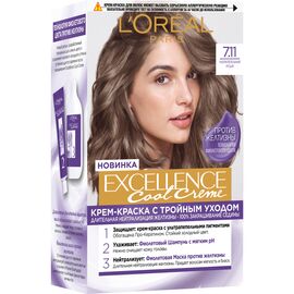 Краска для волос L'Oreal Paris Excellence Cool Creme 7.11 Ультрапепельный русый (3600523943210)