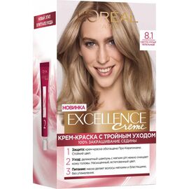 Краска для волос L'Oreal Paris Excellence 8.1 Светло-русый пепельный (3600523781171)