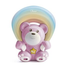 Ночник Chicco проектор Мишка под радугой розовый (10474.10)