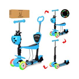 Самокат iTrike Maxi JR 5 в 1 blue (JR 3-026-C-BL blue)