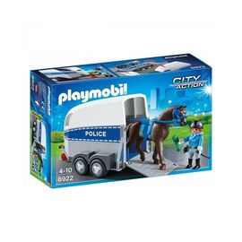 Конструктор Playmobil Полиция с лошадью и трейлером (6332945)