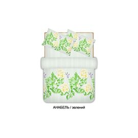 Постільна білизна Home Line Анабель зелений бязь євро (96595)