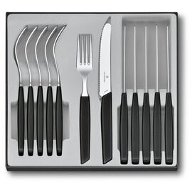 Набор столовых приборов Victorinox Swiss Modern Table Set 12 шт Tomato Black (6.9093.11W.12)