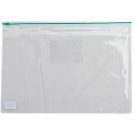 Папка на блискавці Buromax А4, plastic zipper green (BM.3946-04)