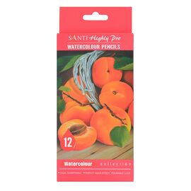 Карандаши цветные Santi Highly Pro 12 шт акварельные (742383)