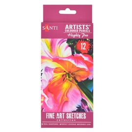 Карандаши цветные Santi Highly Pro 12 шт (742389)
