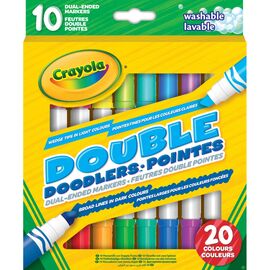 Фломастеры Crayola Набор Washable Двусторонние 10 шт (256347.012)