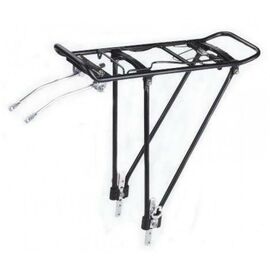 Багажник велосипедный Velotrade KAIWEI KW-637-08-01 26-29" Al регулируемое крепление черный (CAR-026)