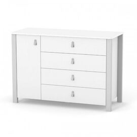 Комод-пеленатор Верес Монако 1200 бело-серый (35.2.351.2.17)