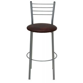 Барный стул Примтекс плюс барный 1022 Hoker alum S-61 Dark Brown (1022 HOKER alum S-61)
