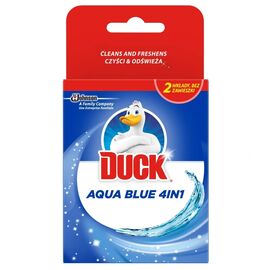 Туалетный блок Duck Aqua Blue 4 в 1 сменный блок 2 x 40 г (5000204739039)