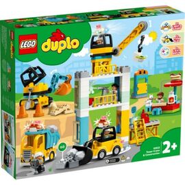 Конструктор LEGO Duplo Town Підйомний кран і будівництво (10933)