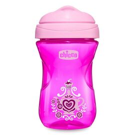 Поїльник-непроливайка Chicco Easy Cup від 12 місяців 266 мл Рожевий (06961.10.03)