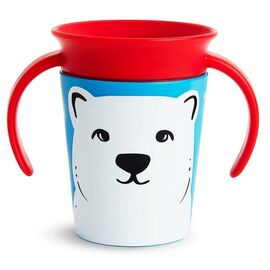 Поїльник-непроливайка Munchkin Miracle 360° Trainer cup Білий ведмідь 177 мл (051776)