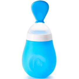 Набор детской посуды Munchkin Ложка для первого прикорма Squeeze голубая (012398.01)