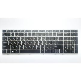 Клавиатура ноутбука HP EliteBook 850 G5, 755 G5, ZBook 15u G5 черная с серебр UA (A46196)