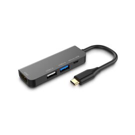 Концентратор XoKo AC-400 Type-C to HDMI+USB 3.0+USB 2.0+Micro USB (XK-AC-400)