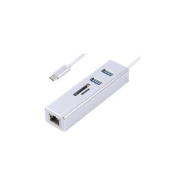 Переходник Maxxter USB to Gigabit Ethernet, 2 Ports USB 3.0 + microSD/TF card r (NECH-2P-SD-01)