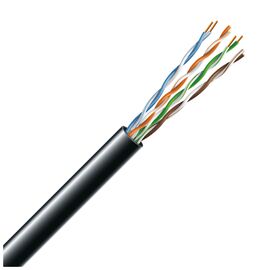 Кабель сетевой ЗЗКМ UTP 305м 4*2*24AWG[0,51] медь[СU] cat.5e, внешний [PE] (74269)