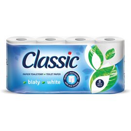 Туалетная бумага Velvet Classic Белая 2 слоя 8 рулонов 144 отрыва (5901478999047)