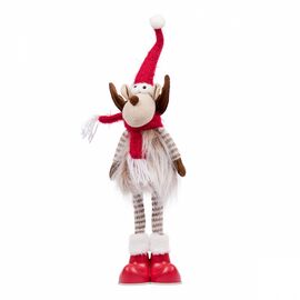 Новогодняя фигурка Novogod`ko Олень в красном, 47 см (974004)