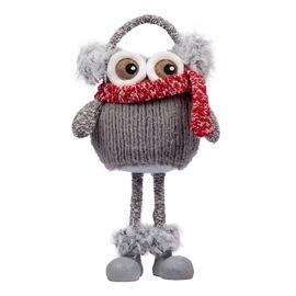 Новогодняя фигурка Novogod`ko Сова в наушниках, 30 см (974008)