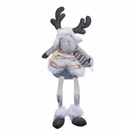 Новогодняя фигурка YES! Fun Олень новогодний, 54 см, белый (973611)