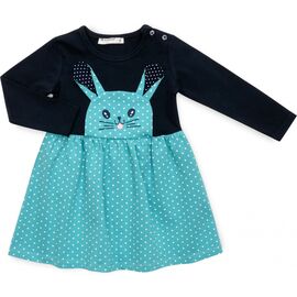 Платье POP FASHION в горошек (6791-104G-mint)