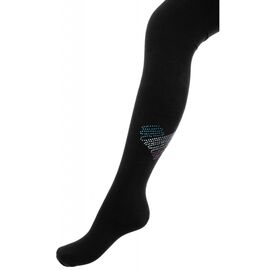 Колготки BNM с сердцем из страз (M0C0302-2032-13G-black)