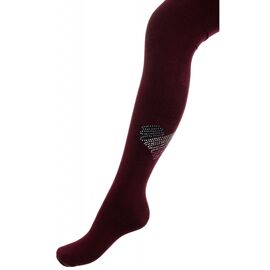 Колготки BNM с сердцем из страз (M0C0302-2032-13G-red)