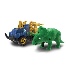 Игровой набор Road Rippers машинка и зеленый трицератопс (20074)