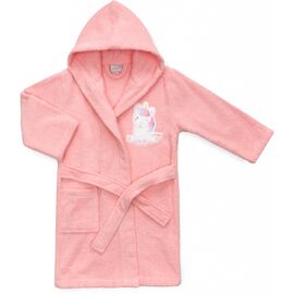 Дитячий халат Bibaby махровий (66317-2-122G-pink)