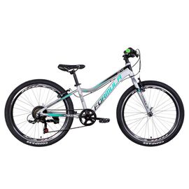 Велосипед Formula 24" ACID 1.0 Vbr рама-12" 2021 Black/Green (OPS-FR-24-287)
