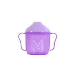 Поильник-непроливайка Baby Team зі спаутом фиолетовая 180 мл (5007_фиолетовый)
