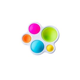 Погремушка Fat Brain Toys прорезыватель и тактильная игрушка Нажми шар dimpl (F192ML)