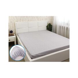 Простынь Руно бязь на резинке Grey 200х220 см (510.114У_Grey)