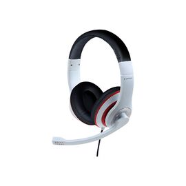 Наушники Gembird MHS-03 White/Red/Black (MHS-03-WTRDBK)
